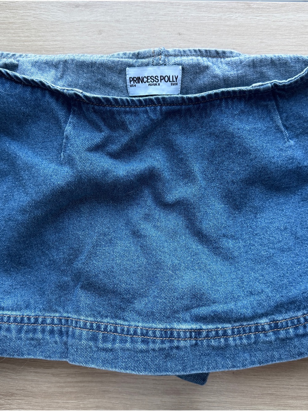 Princess Polly Blue Denim Skirt -